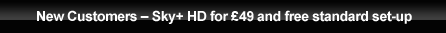 New Customers Sky+ HD Discount